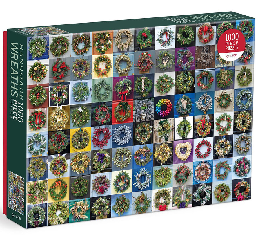 Galison Handmade Wreaths Puzzle 1000pcs