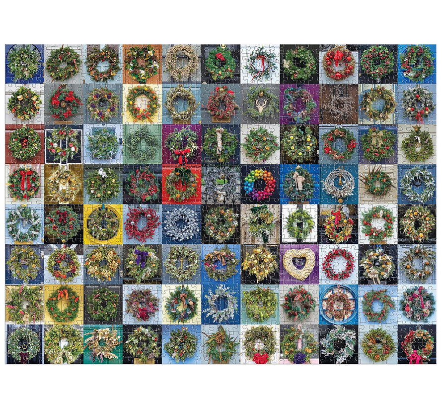 Galison Handmade Wreaths Puzzle 1000pcs