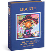 Galison Galison Liberty All You Need is Love & Liberty Book Puzzle 500pcs