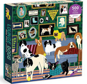 Galison Galison Lounge Dogs Puzzle 500pcs