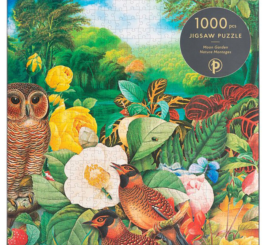Paperblanks Nature Montages, Moon Garden Puzzle 1000pcs