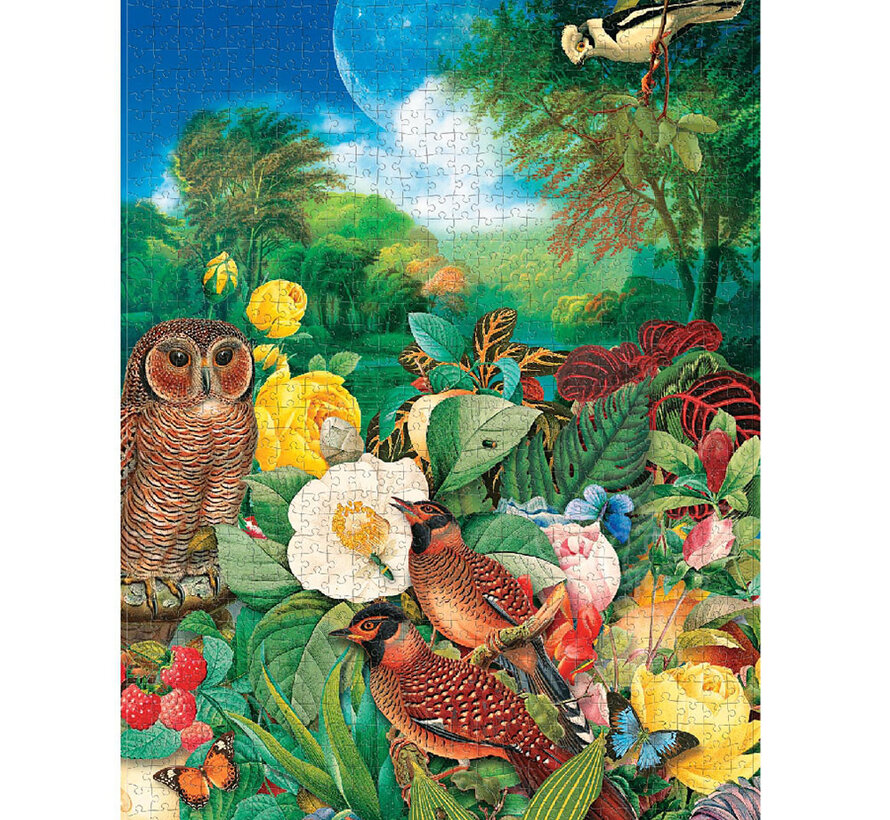 Paperblanks Nature Montages, Moon Garden Puzzle 1000pcs