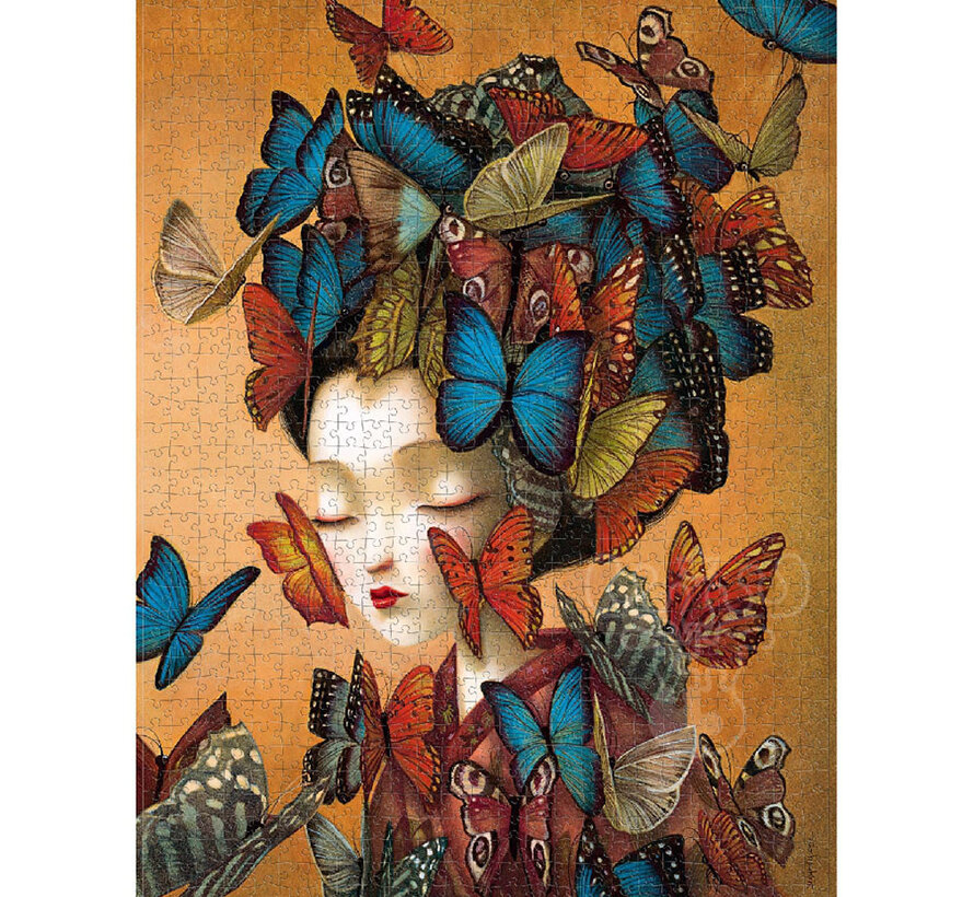 Paperblanks Madame Butterfly, Esprit de Lacombe Puzzle 1000pcs