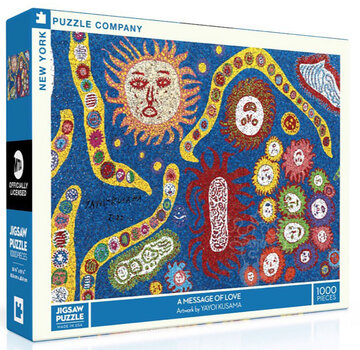 New York Puzzle Company New York Puzzle Co. MTA: A Message of Love Puzzle 1000pcs