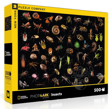 New York Puzzle Company FINAL SALE New York Puzzle Co. National Geographic: Photo Ark Insects Puzzle 500pcs