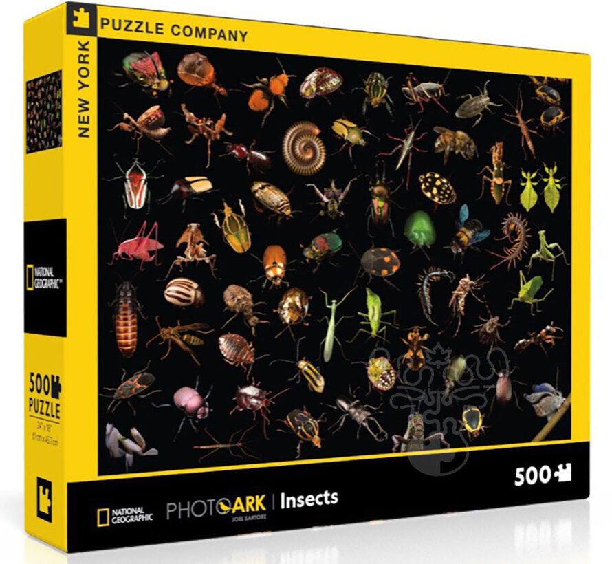 New York Puzzle Co. National Geographic: Photo Ark Insects Puzzle 500pcs