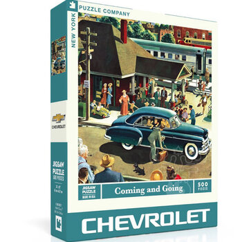 New York Puzzle Company New York Puzzle Co. General Motors: Coming and Going Puzzle 500pcs
