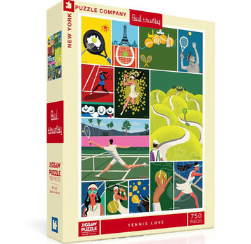 New York Puzzle Company New York Puzzle Co. Paul Thurby: Tennis Love Puzzle 750pcs