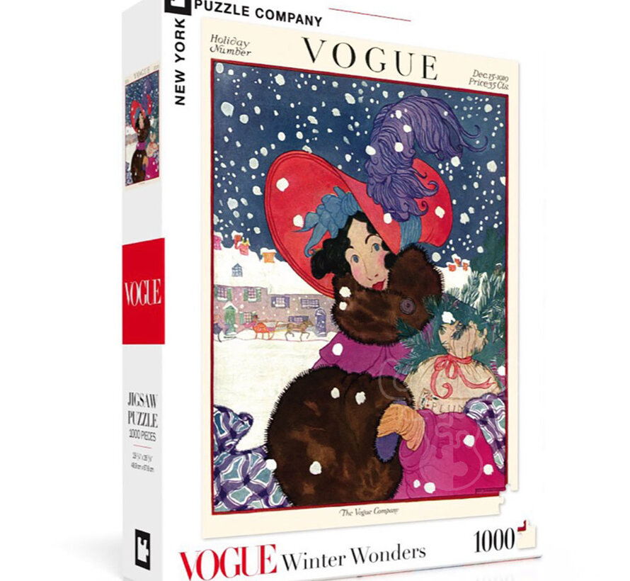 New York Puzzle Co. Vogue: Winter Wonders Puzzle 1000pcs