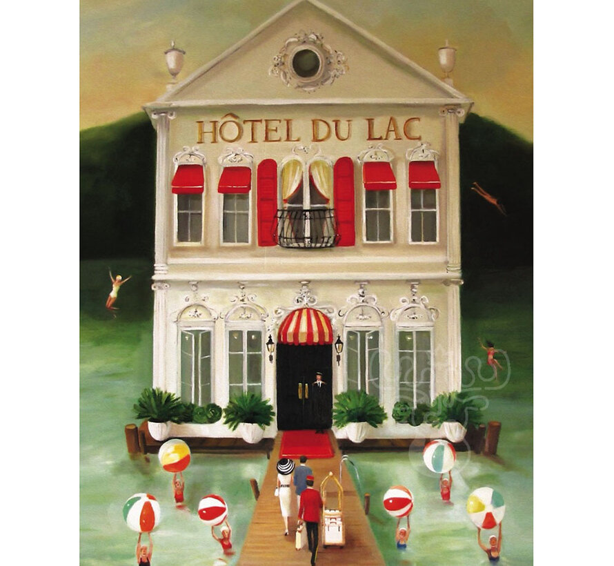 New York Puzzle Co. Janet Hill: Hôtel Du Lac Puzzle 1000pcs
