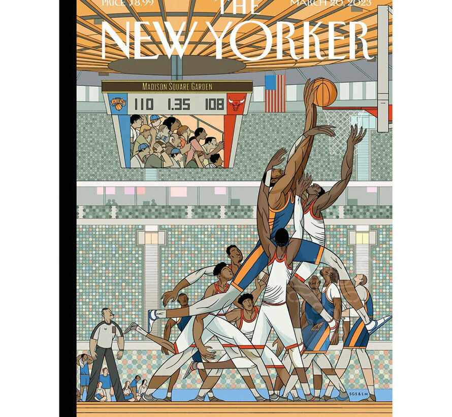 New York Puzzle Co. The New Yorker: Pulling Ahead Puzzle 1000pcs