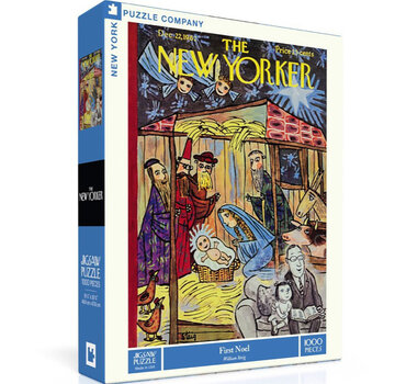 New York Puzzle Company New York Puzzle Co. The New Yorker: First Noel Puzzle 1000pcs