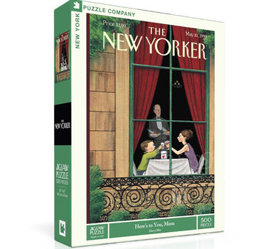 New York Puzzle Company New York Puzzle Co. The New Yorker: Here's to You, Mom Puzzle 500pcs