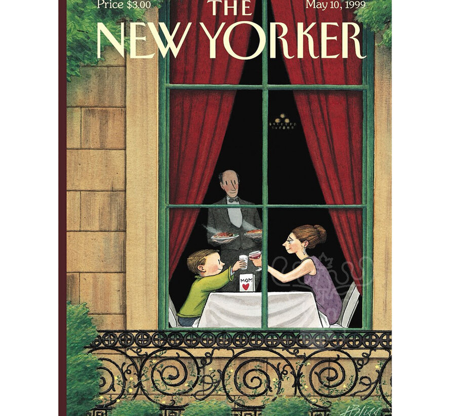 New York Puzzle Co. The New Yorker: Here's to You, Mom Puzzle 500pcs