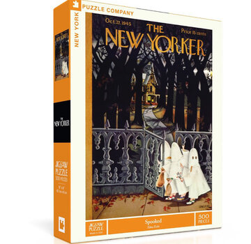 New York Puzzle Company New York Puzzle Co. The New Yorker: Spooked Puzzle 500pcs
