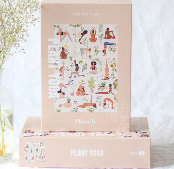 Piecely Puzzles FINAL SALE Piecely Plant Yoga Puzzle 1000pcs