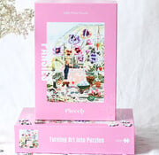 Piecely Puzzles FINAL SALE Piecely Pansies Puzzle 1000pcs