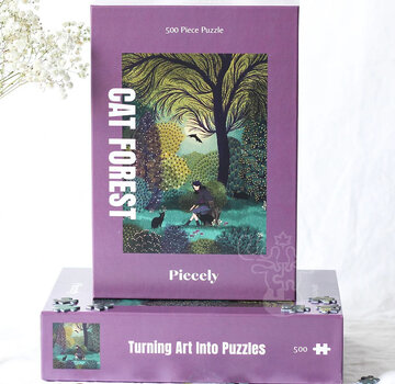Piecely Puzzles Piecely Cat Forest Puzzle 500pcs