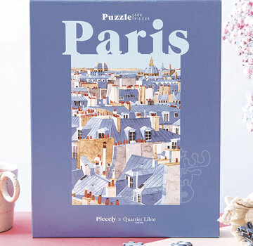 Piecely Puzzles FINAL SALE Piecely Paris Puzzle 500pcs