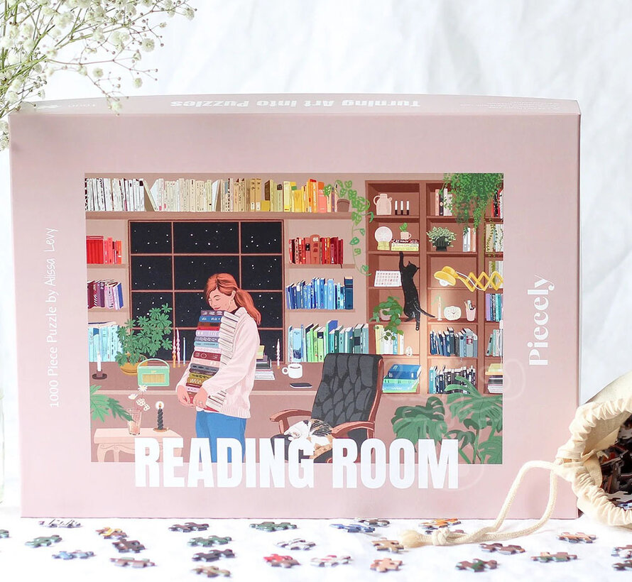 Piecely Reading Room Puzzle 1000pcs