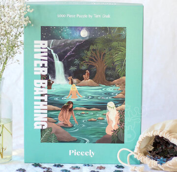 Piecely Puzzles Piecely River Bathing Puzzle 1000pcs