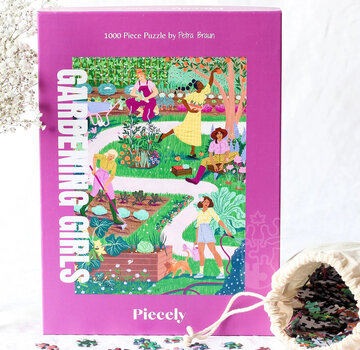 Piecely Puzzles FINAL SALE Piecely Gardening Girls Puzzle 1000pcs