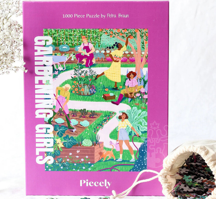 Piecely Gardening Girls Puzzle 1000pcs
