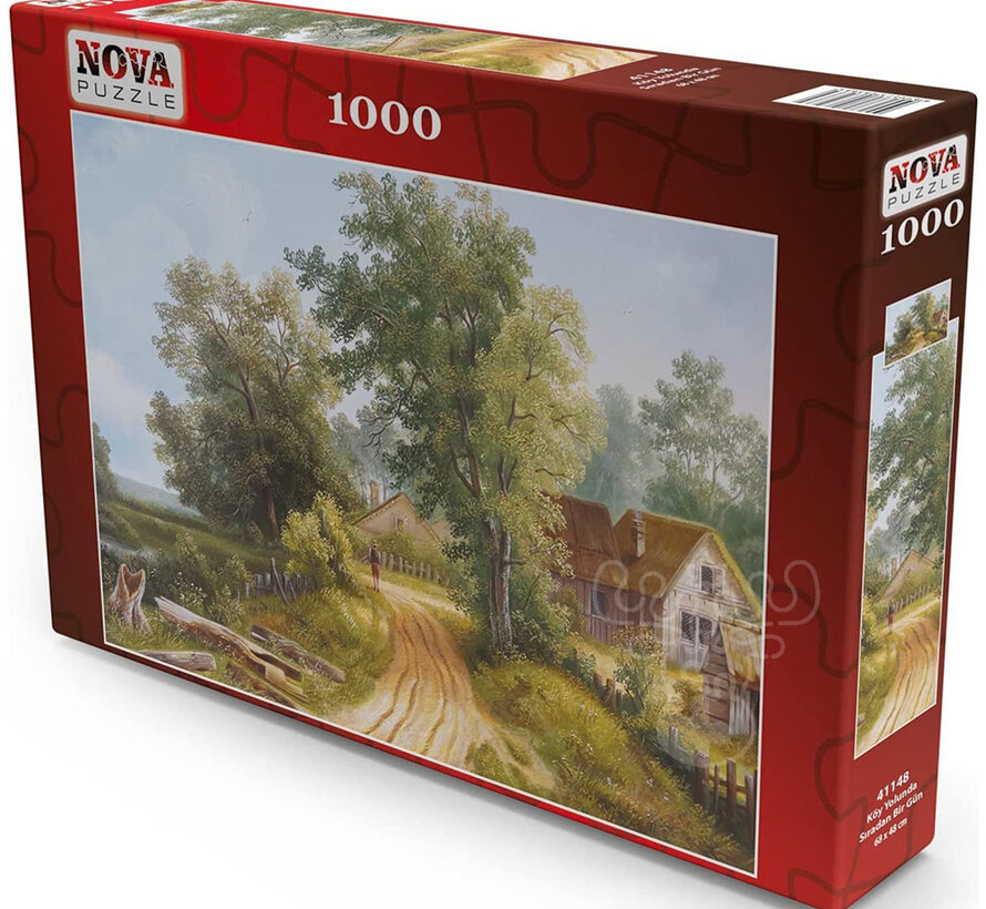 FINAL SALE Nova An Ordinary Day on the Village Road Puzzle 1000pcs ONLINE ORDER ONLY