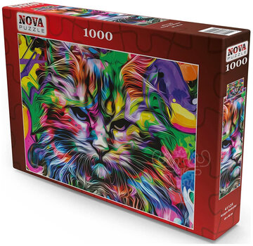 Nova Nova Angry Cat Puzzle 1000pcs