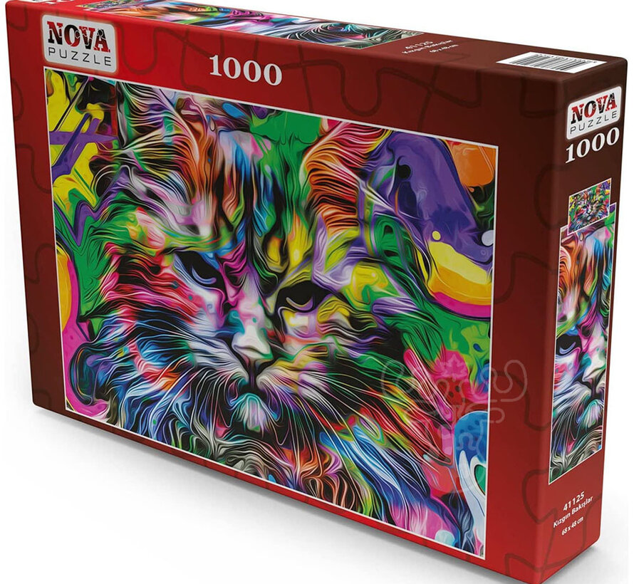 Nova Angry Cat Puzzle 1000pcs ONLINE ORDER ONLY