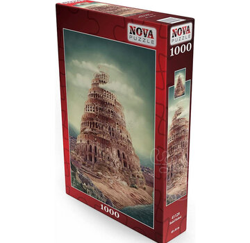 Nova FINAL SALE Nova Babylon Tower Puzzle 1000pcs ONLINE ORDER ONLY