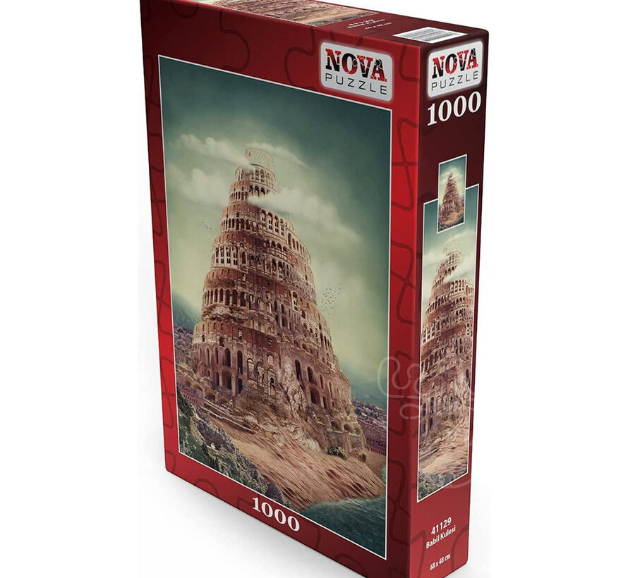 FINAL SALE Nova Babylon Tower Puzzle 1000pcs ONLINE ORDER ONLY