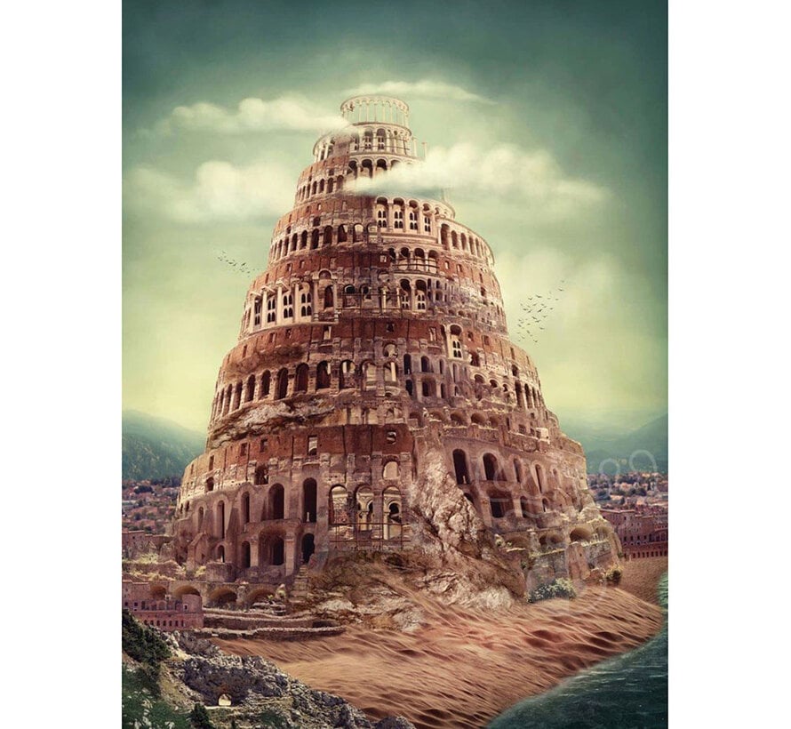 FINAL SALE Nova Babylon Tower Puzzle 1000pcs ONLINE ORDER ONLY