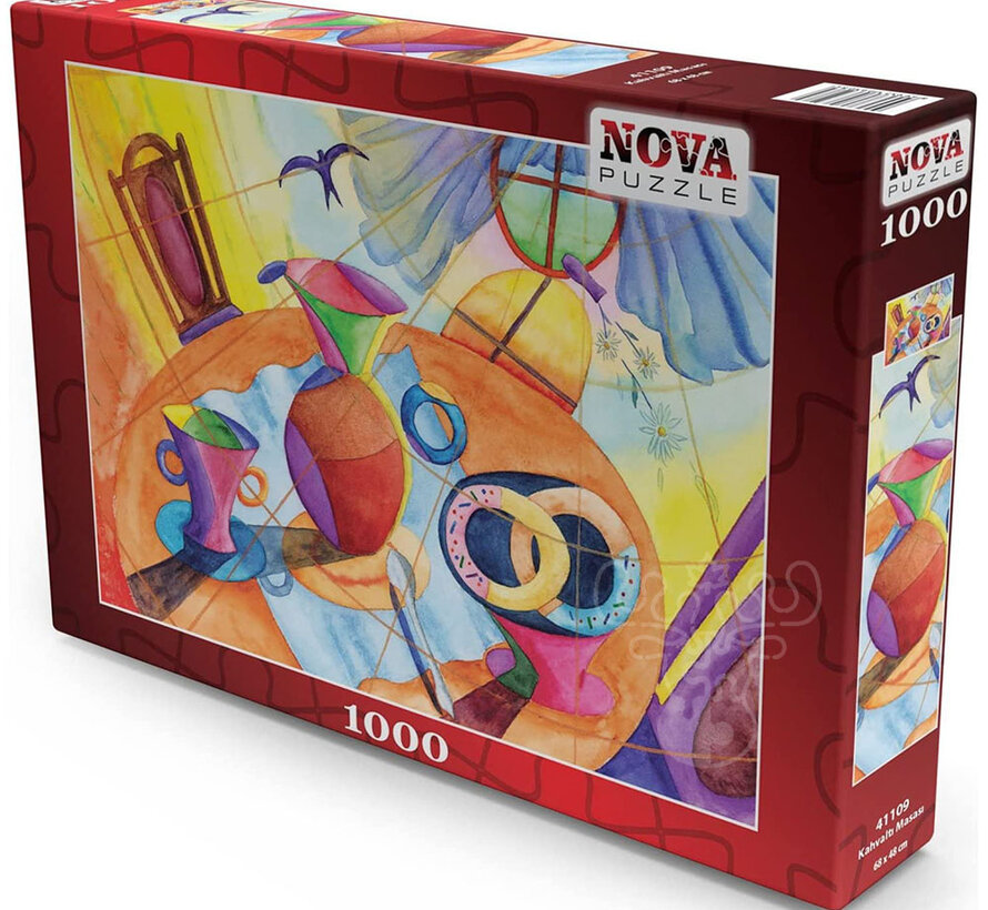 Nova Breakfast Table Puzzle 1000pcs ONLINE ORDER ONLY