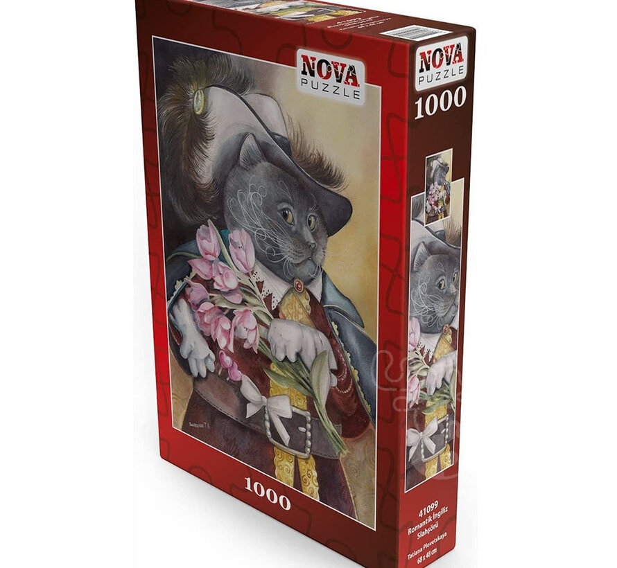 FINAL SALE Nova British Cat Puzzle 1000pcs ONLINE ORDER ONLY