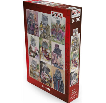 Nova Nova British Cats Puzzle 1000pcs ONLINE ORDER ONLY