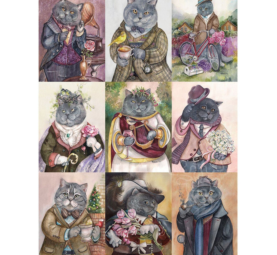 Nova British Cats Puzzle 1000pcs ONLINE ORDER ONLY
