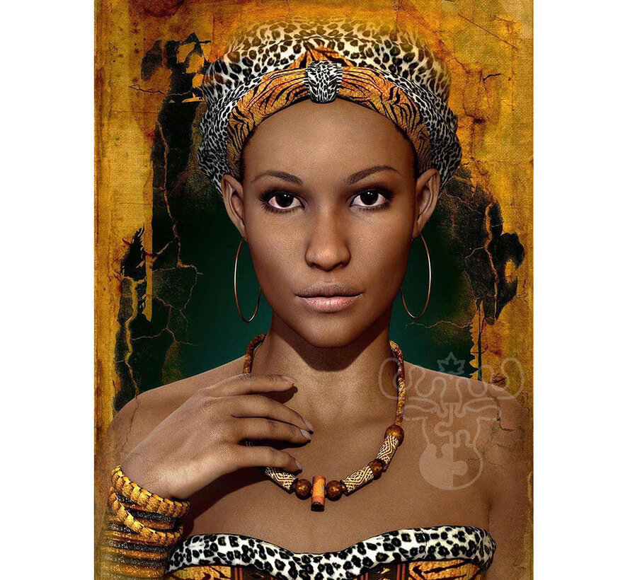 FINAL SALE Nova African Woman Puzzle 1000pcs ONLINE ORDER ONLY