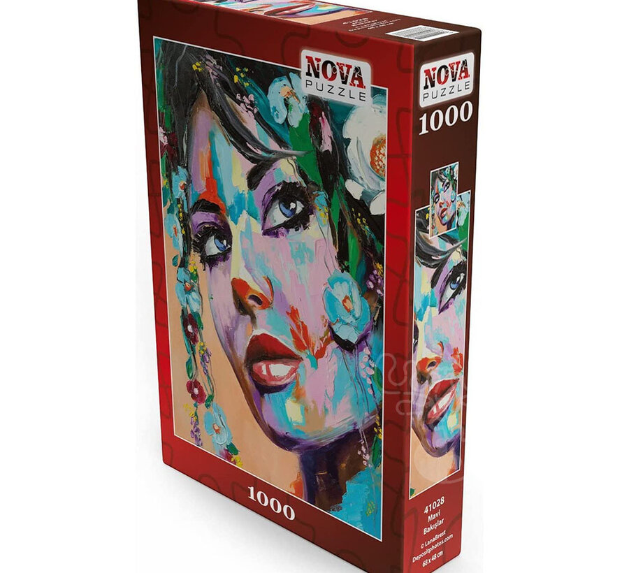 FINAL SALE Nova Blue Look Puzzle 1000pcs ONLINE ORDER ONLY