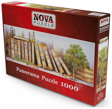 Nova Nova Book Street Panorama Puzzle 1000pcs