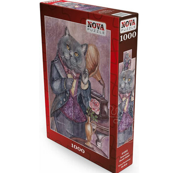 Nova FINAL SALE Nova British Cat Puzzle 1000pcs ONLINE ORDER ONLY