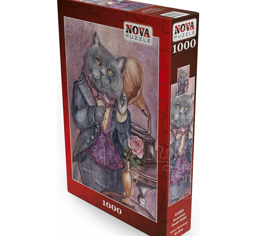 FINAL SALE Nova British Cat Puzzle 1000pcs ONLINE ORDER ONLY