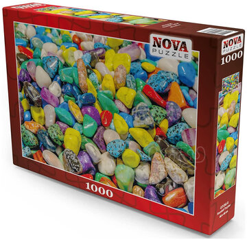Nova FINAL SALE Nova Colored Stones Puzzle 1000pcs ONLINE ORDER ONLY