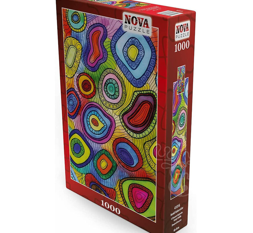 Nova Colorful Bubbles Puzzle 1000pcs ONLINE ORDER ONLY