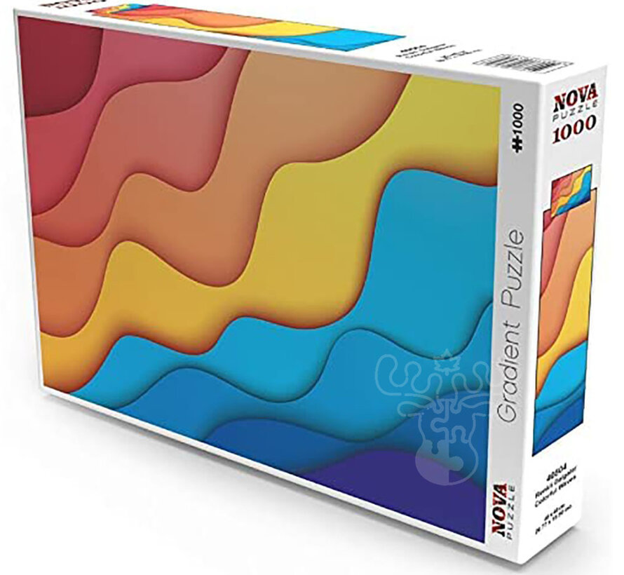 Nova Colorful Waves Puzzle 1000pcs