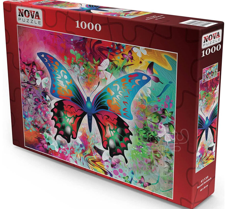 Nova Colorful Butterfly Puzzle 1000pcs ONLINE ORDER ONLY