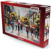 Nova FINAL SALE Nova Eiffel Streets Puzzle 1000pcs ONLINE ORDER ONLY