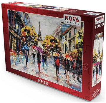 Nova FINAL SALE Nova Eiffel Streets Puzzle 1000pcs ONLINE ORDER ONLY