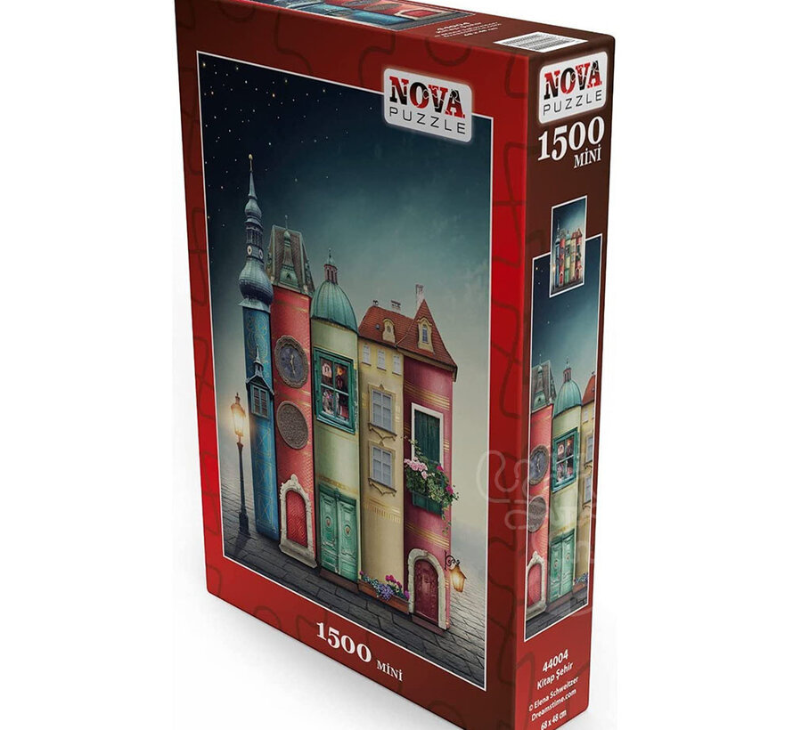 Nova Mini Puzzle - Fantasy Book City Puzzle 1500pcs