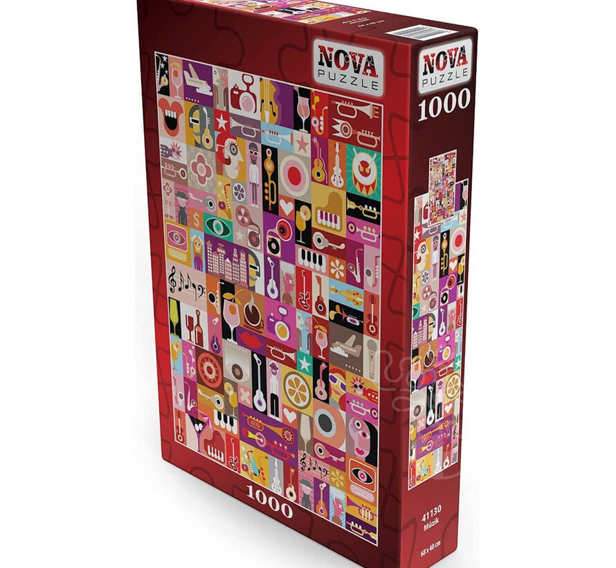 Nova Music Illustration Puzzle 1000pcs ONLINE ORDER ONLY